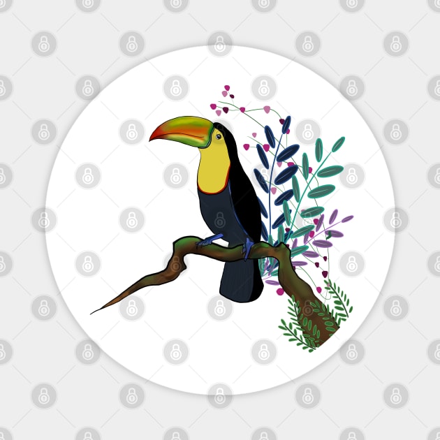 Toucan Magnet by Andrea Ruiz Designs